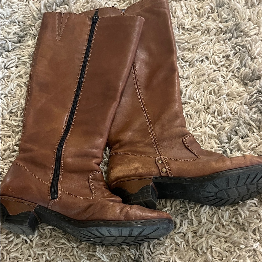 Rieker Leather Knee-High Boots